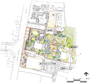 岡部宿内野本陣史跡公園整備事業基本構想_基本構想図