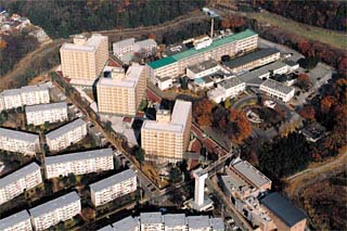 松戸ニッセイエデンの園 南西面全景航空写真